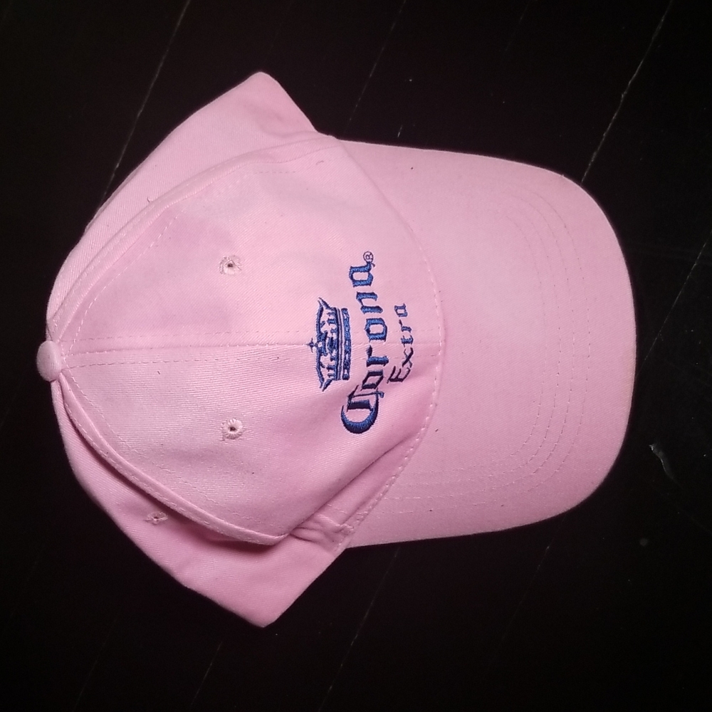 Corona Extra Pink Hat with velcro back